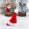 Red Barrette Red Christmas Hat Hairpin Santa Claus Christmas Headband  Christmas Costume Dress Up