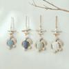 Maritimes Holz-Meeresschildkröten-Hängeornament mit Hanfseil Rustikales Schildkröten-Treibholz Strandwandkunst für Badezimmer Wohnzimmer