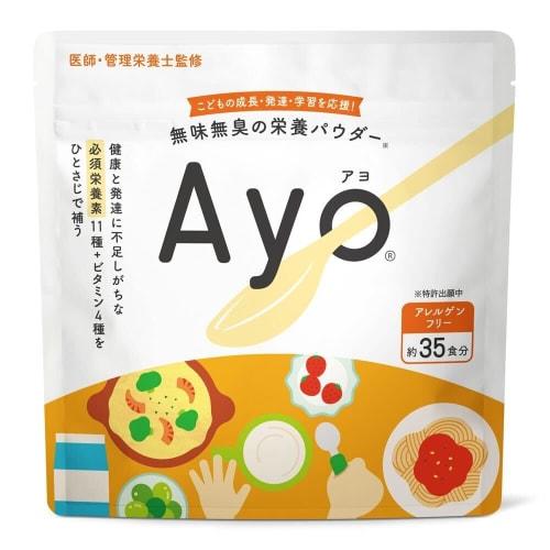 

Ayo 35g, 35 Servings, Flavorless and Odorless, Patented Nutritional Powder, Calcium, Iron, Dietary Fiber, Folic Acid, Zinc, Vitamin D, Vitamin A, Ayo1