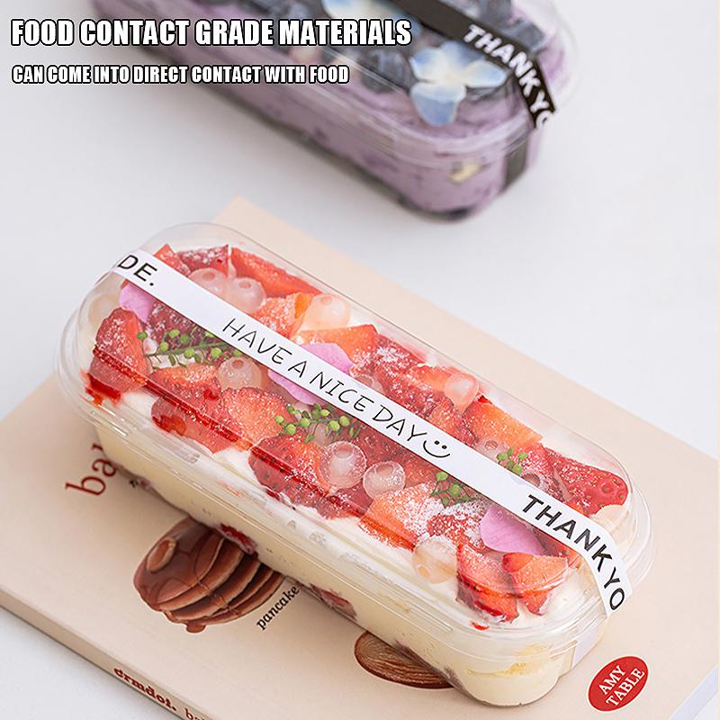 50 Mini Brotförmige Dessertbehälter Geeignet für Dessertbecher und Kuchenboxen - 300 ml