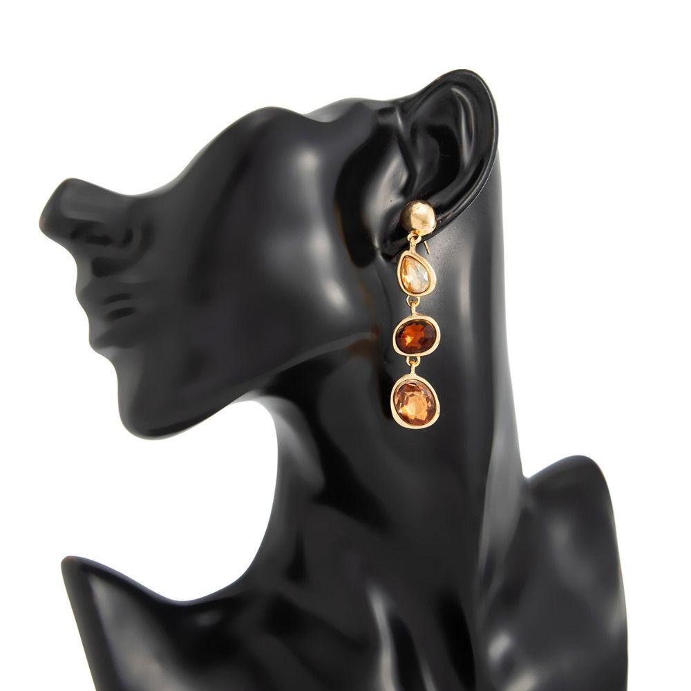 Charm Waterdrop Earrings Geometric Tassel Long Dangle Earring  Beach