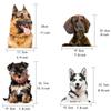 Dackel Wandaufkleber Toilettenaufkleber Huskied Schäferhund Terrier Hund Badezimmer für Heimdekor Tiere Vinyl Abziehbilder Kunst Tapete