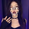 Gotische Maske Cyberpunk Flüssig Unregelmäßig Silberfarbe Hohl Damen Herren Party Individualisierung Mode Schmuck Zubehör Dropshipping