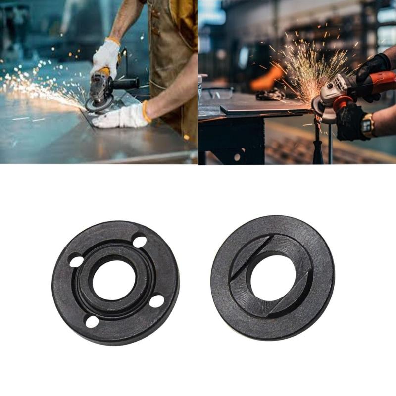 Grinder Wrench and Nut Set Grinder Flange Nut Set Industrial Grinder Component Spanner Set for Various Applications