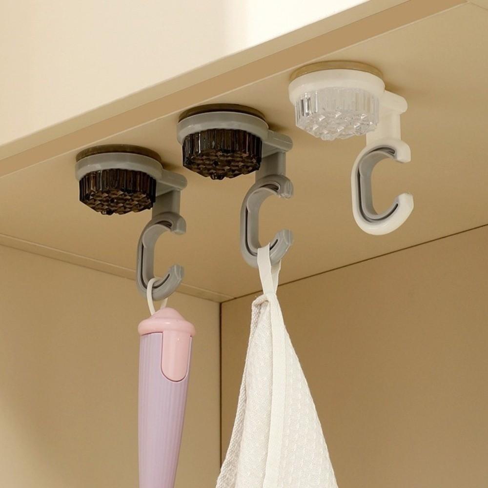 3pcs Wall Hanging Mop Storage Rack Strong Holder Mop Organizer Broom Holder  Bathroom Storage