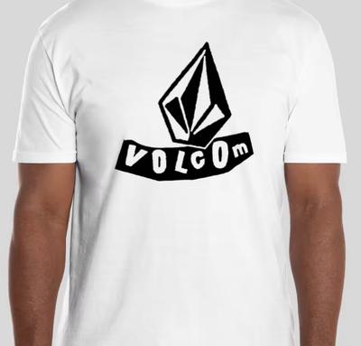 Volcom Vyriški Moteriški Medvilniniai Marškinėliai Prabangus Prekės ženklas Mada Didelis Dydis Viršutinė dalis Laisvalaikio Trumpomis Rankovėmis Gatvės Stilius Klasikinis Spaudinys Laisvi T-shirt 2025