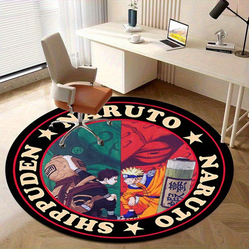 1pc Naruto Shippuden Outdoor Round Carpet for Home Office Gift Decorative Rug MatRC2780