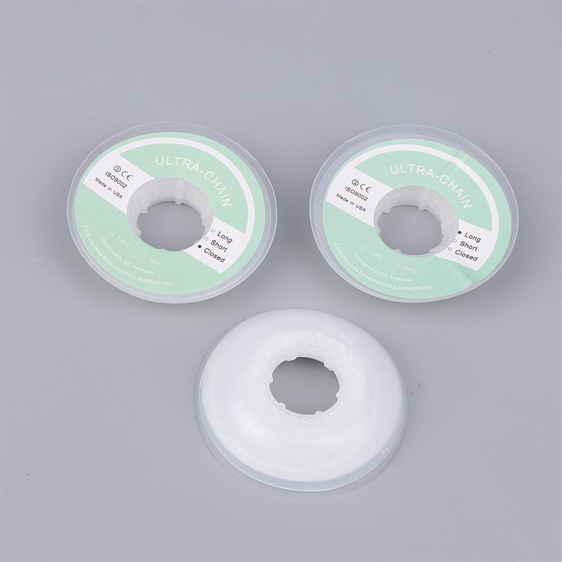 Clear Rubber Chain Orthodontic Elastic Ultra Power Chain Rubber Band Gum Ortho