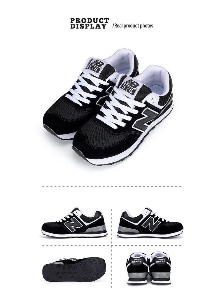 574 N-Logo Casual Running Shoes - Unisex Spring/Autumn Style