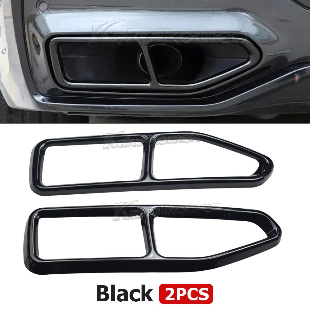 

For BMW 7 Series G11 G12 740i - Car Tail Muffler Exhaust Pipe Output Cover Trim Stainless Car Styling Accessories Parts