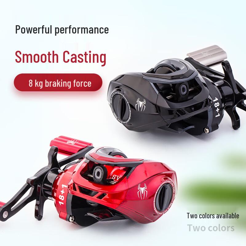 Brangdy Red Spider Long Cast Baitcasting Reel