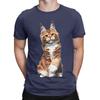 Maine Coon Orange Novelty 100 Cotton TShirt Maine Coon Tops Tees For Unisex