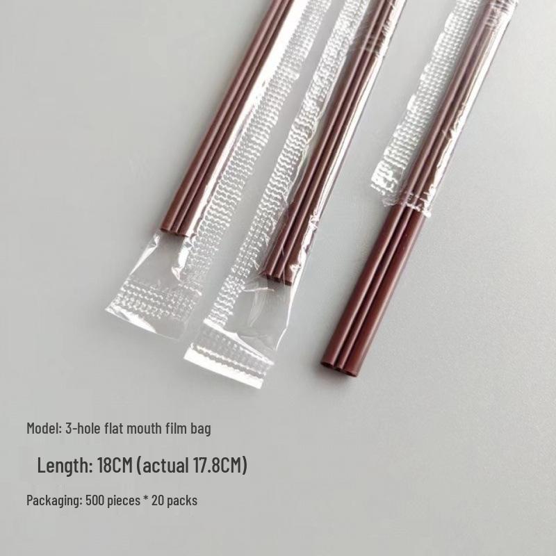 

Triple-Hole Stirrer Straws for Hot Drinks - Individually Packaged