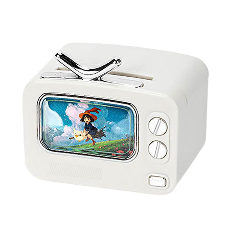 

Автоматический диспенсер для зубочисток в форме телевизора, ретро держатель для зубочисток, портативный пластиковый контейнер для зубочисток, настольный декор