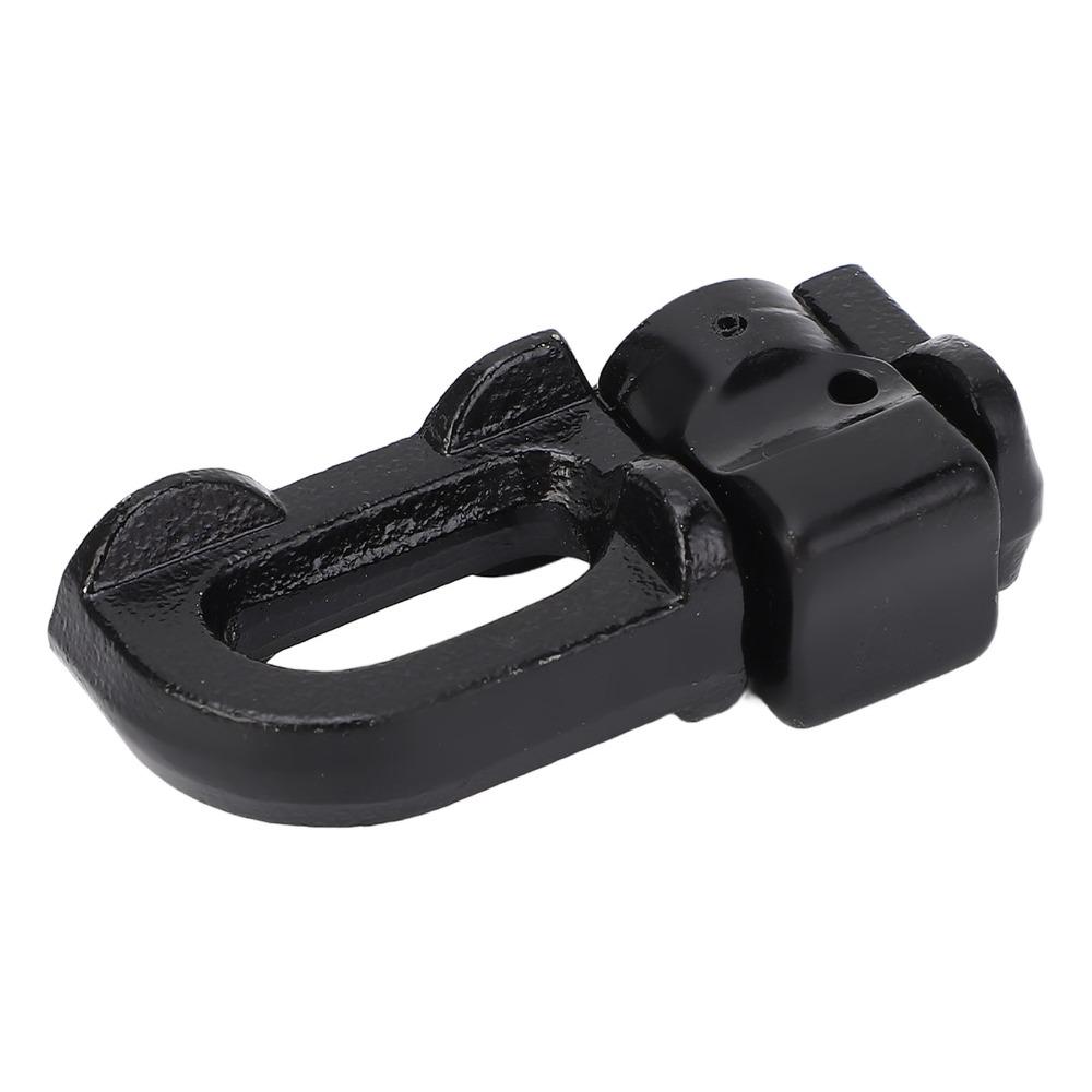 4Pcs Rail Fitting Carbon Steel L Track Fitting Black Double Stud Fitting Tie Down Fitting ATV Use