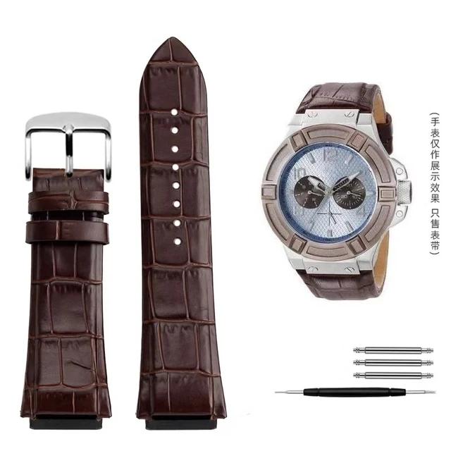 Genuine Leather Watchband For GUESS Watch U0247G3 W1058G2 W0040G3 W0040G7 W0281G Series Strap Bracelet Watch Accessories 22mm