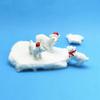 Home Decoration Craft Garden Decor Polar Bear Figurines Ornament DIY Accessories Christmas