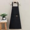 Chef Waiter Cafe Shop Waiter Pure Color Cooking Kitchen Apron For Woman BBQ Hairdresser Aprons Bibs Kitchen Accessory