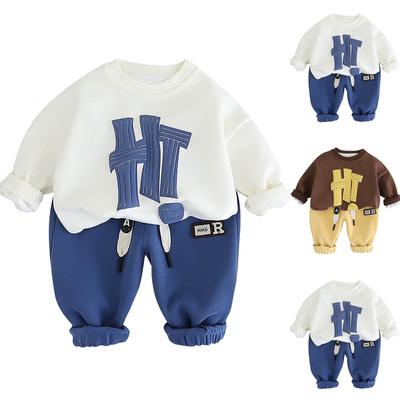 Autumn And Winter Children's Baby Two-piece Suit (top + Pants)