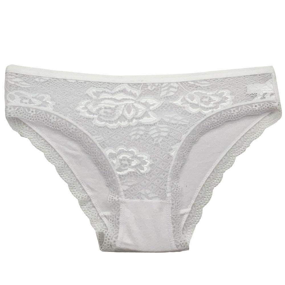 Women s Sexy Lace Thongs - Fun Style Large белый