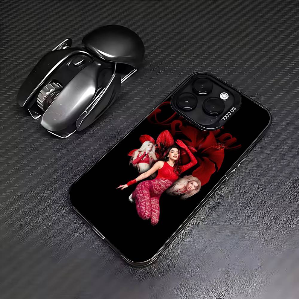 Singer Kenia O-S  Phone Case For iPhone17,16,15,14,13,12,11 Plus,Pro Max Colored Silver Plated Inside Cover