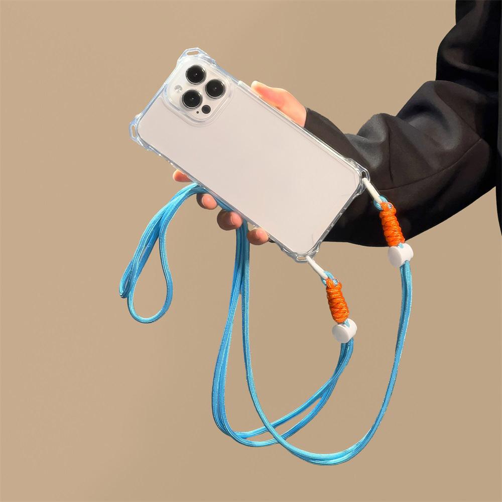 

Hanging Rope Long Crossbody Hanging Neck Phone Case For iPhone 17 16 Pro Max 15 14 13 12 11 17Air Capa Hard Cover Outdoor Travel iPhone 11