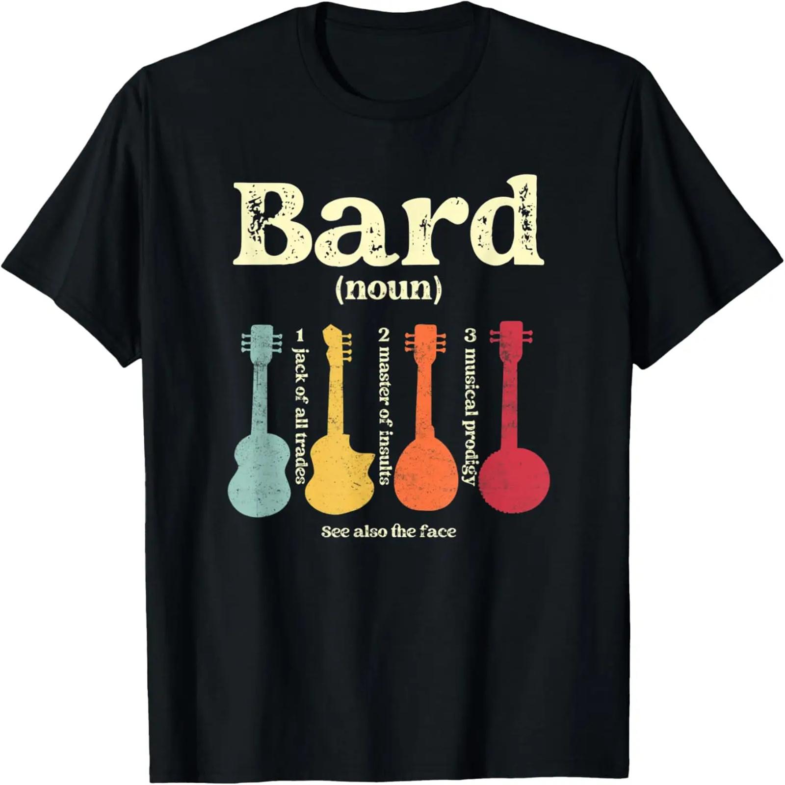 

Настольная игра Bard Class Определение Музыкальный вундеркинд Инструмент Футболка S чёрный
