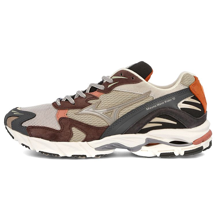 

Mizuno Wood Wood x Wave Rider 10.55 Wood Ash Мужские кроссовки Tan Birch Jet-Black D1GD200655