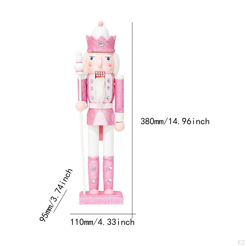 Christmas Nutcracker Decor Decoration Collectible Traditional Wooden Figure for