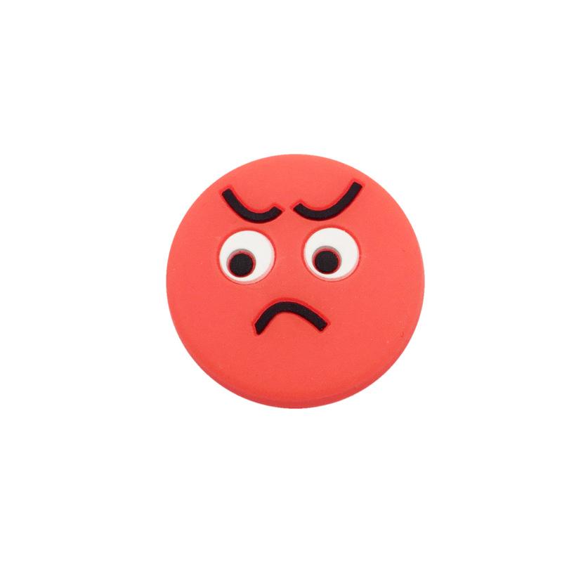 Funny Emoji Silicone Tennis Racket Dampeners - 16 Smiley Vibration Absorbers