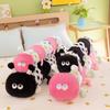 Cute Long Caterpillar Cushion With Short Plush Cover For Kids Room Decoration
