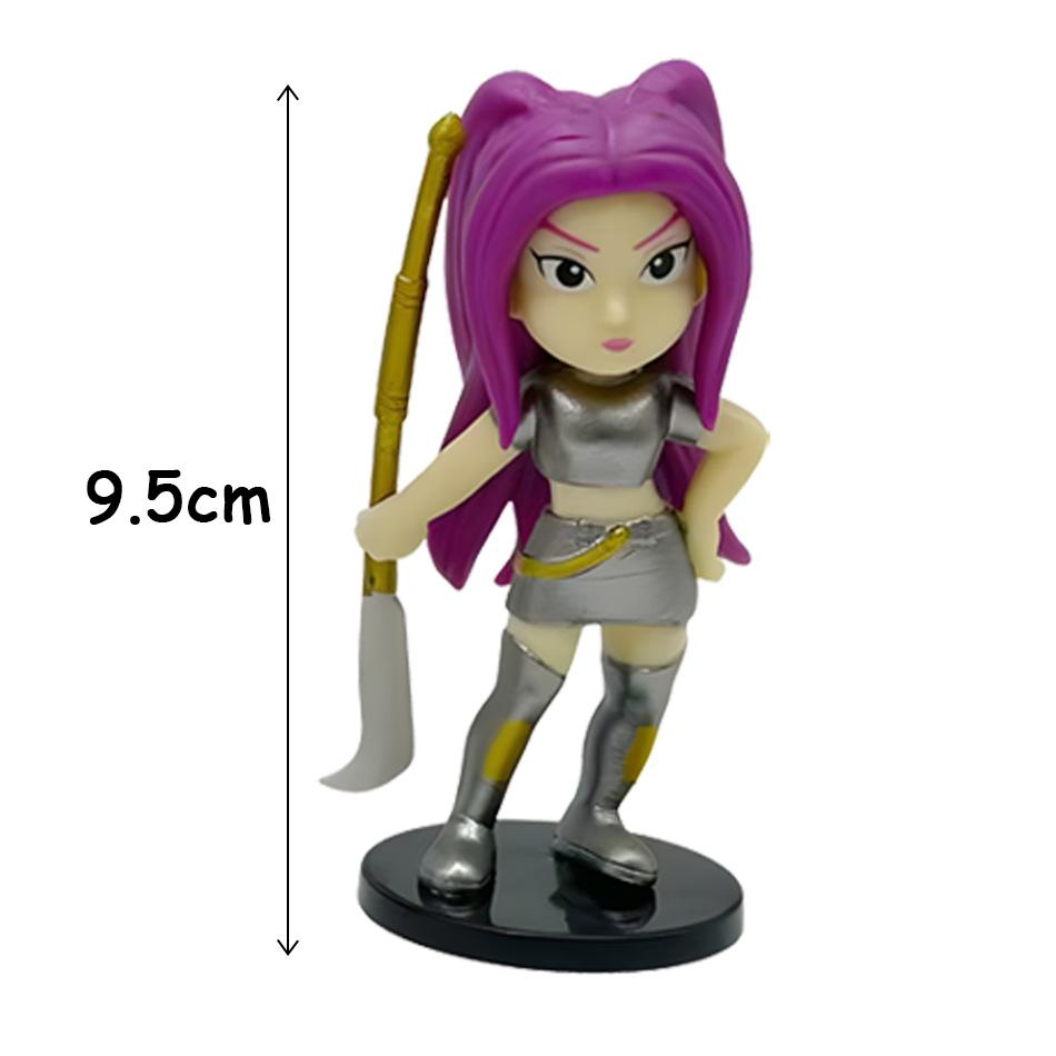 Caliente Anime KPop Devil Hunter Muñeca Vinilo Juguete Rumi Mira Personaje Vinilo Máscara Ornamento Juguete