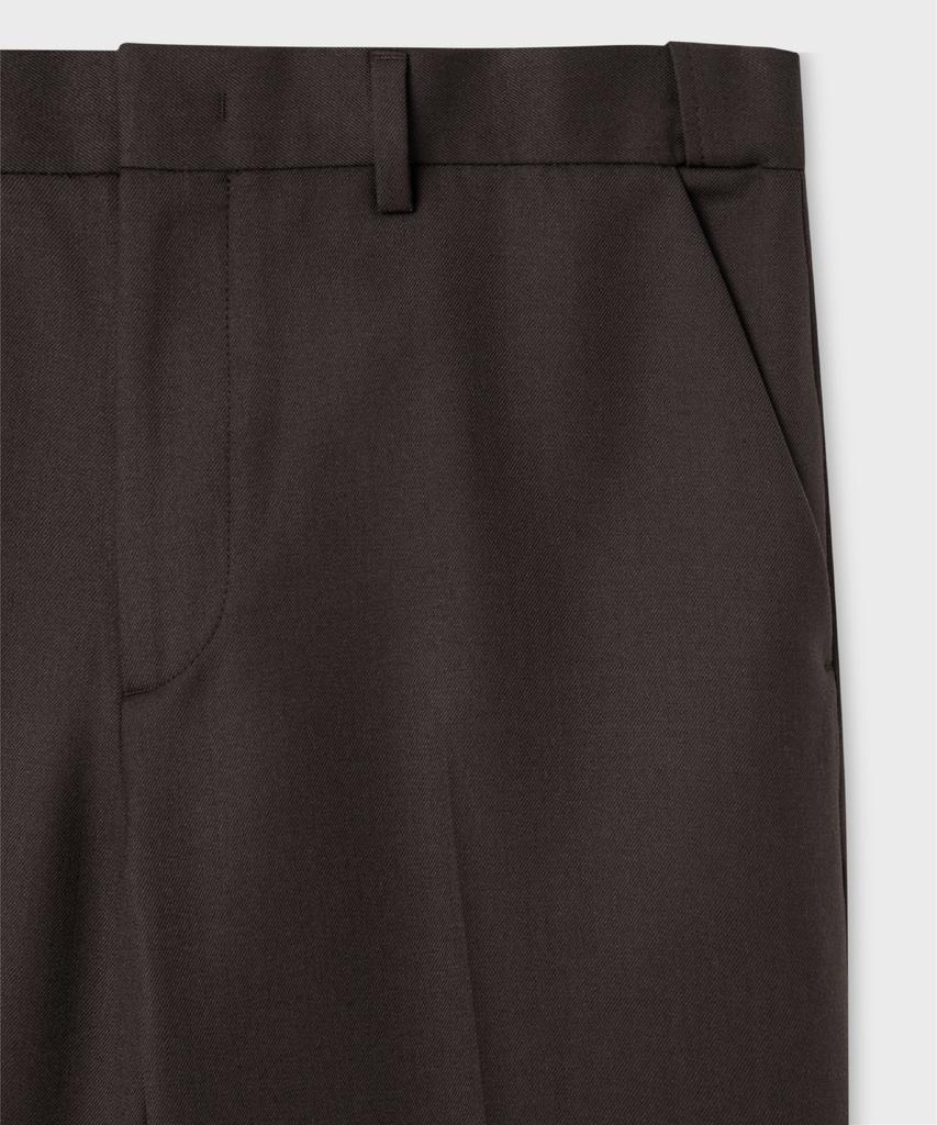 NONBLANK Semi-Wide Fit Slacks_Dark Brown