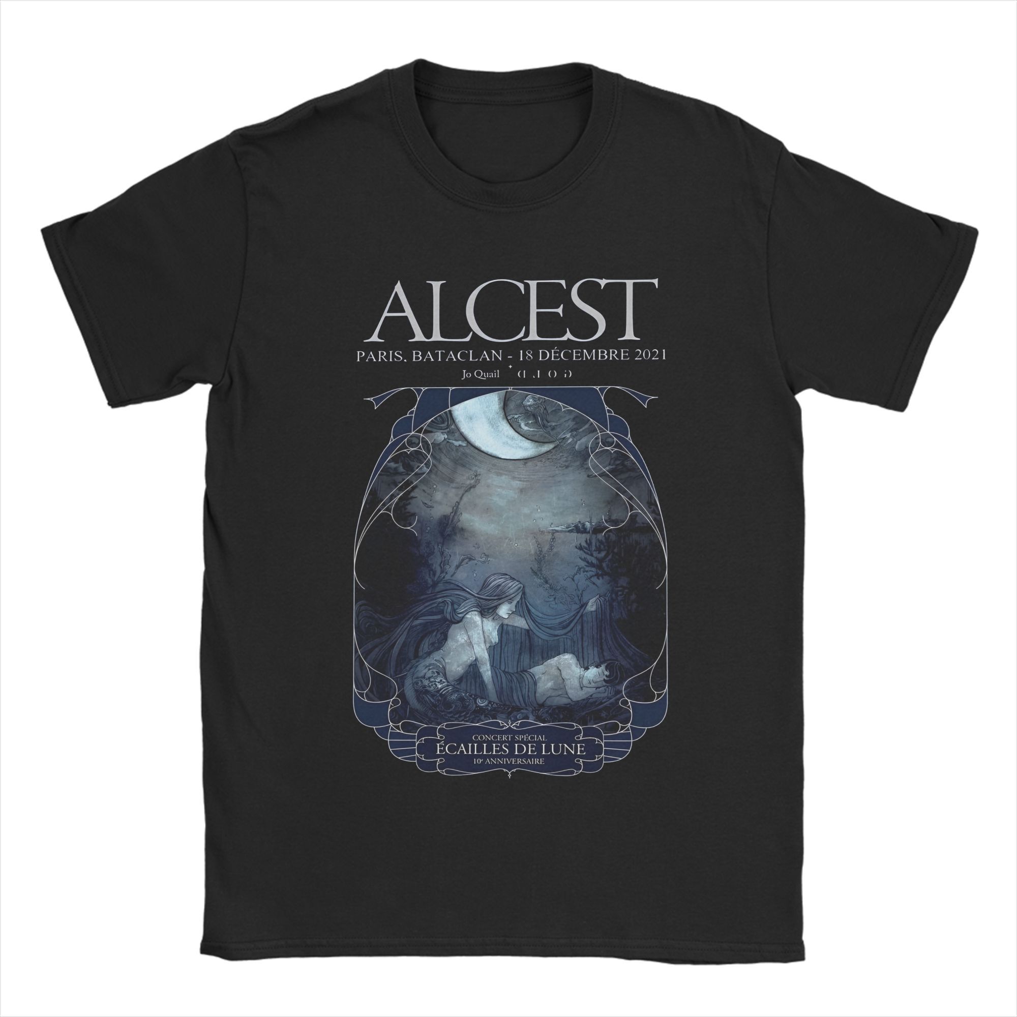 

Чоловічі французькі футболки ALCEST З чистої бавовни Вінтажні футболки з коротким рукавом з круглим вирізом Великі розміри Футболка 3XL