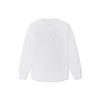 Converse Chain Stitch Long Sleeve Raglan T-Shirt Asia Sizing 'White' Men's 10024585-A01