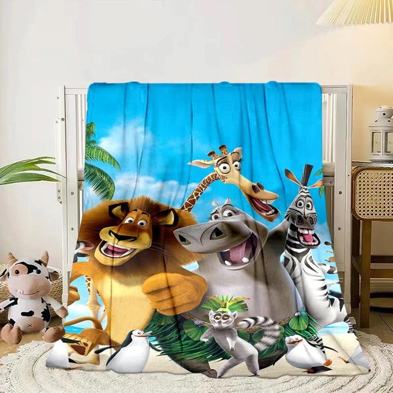 Coperta avventura pinguini Coperta in flanella per letto, divano, Campeggio, Escursionismo, Essenziali per picnic, regalo per la famiglia Regali per fan