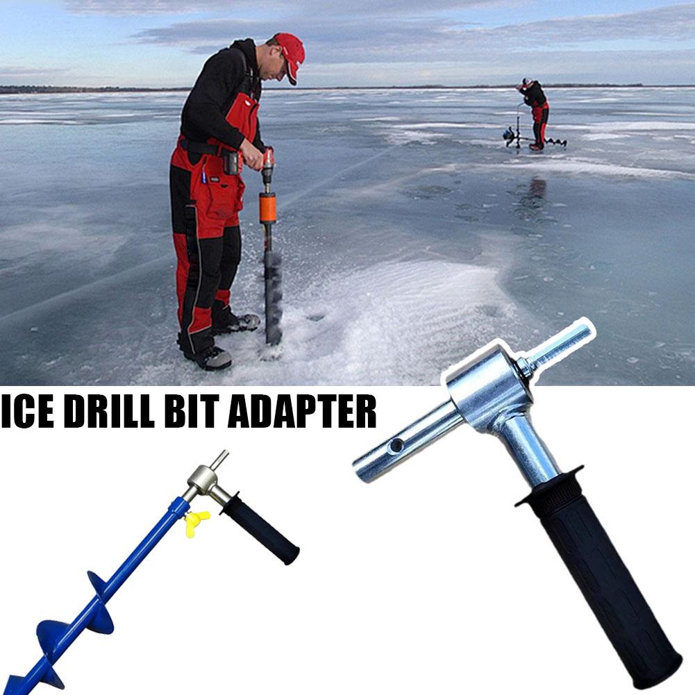 1pcs Winter Ice Drill Adapter Drill Attachment Drill Conversion Ice Fishing Anchors Accessories For Outdoor Activities