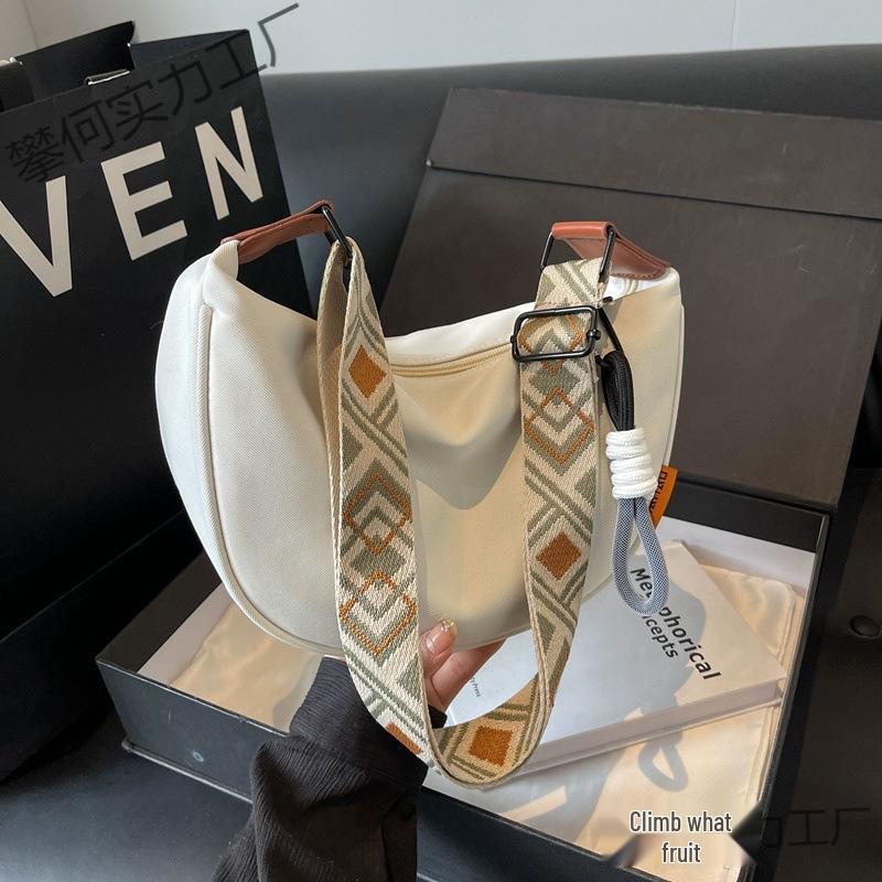 Damen Nylon Crossbody Knödeltasche - Herbst Vielseitige Pendler Umhängetasche