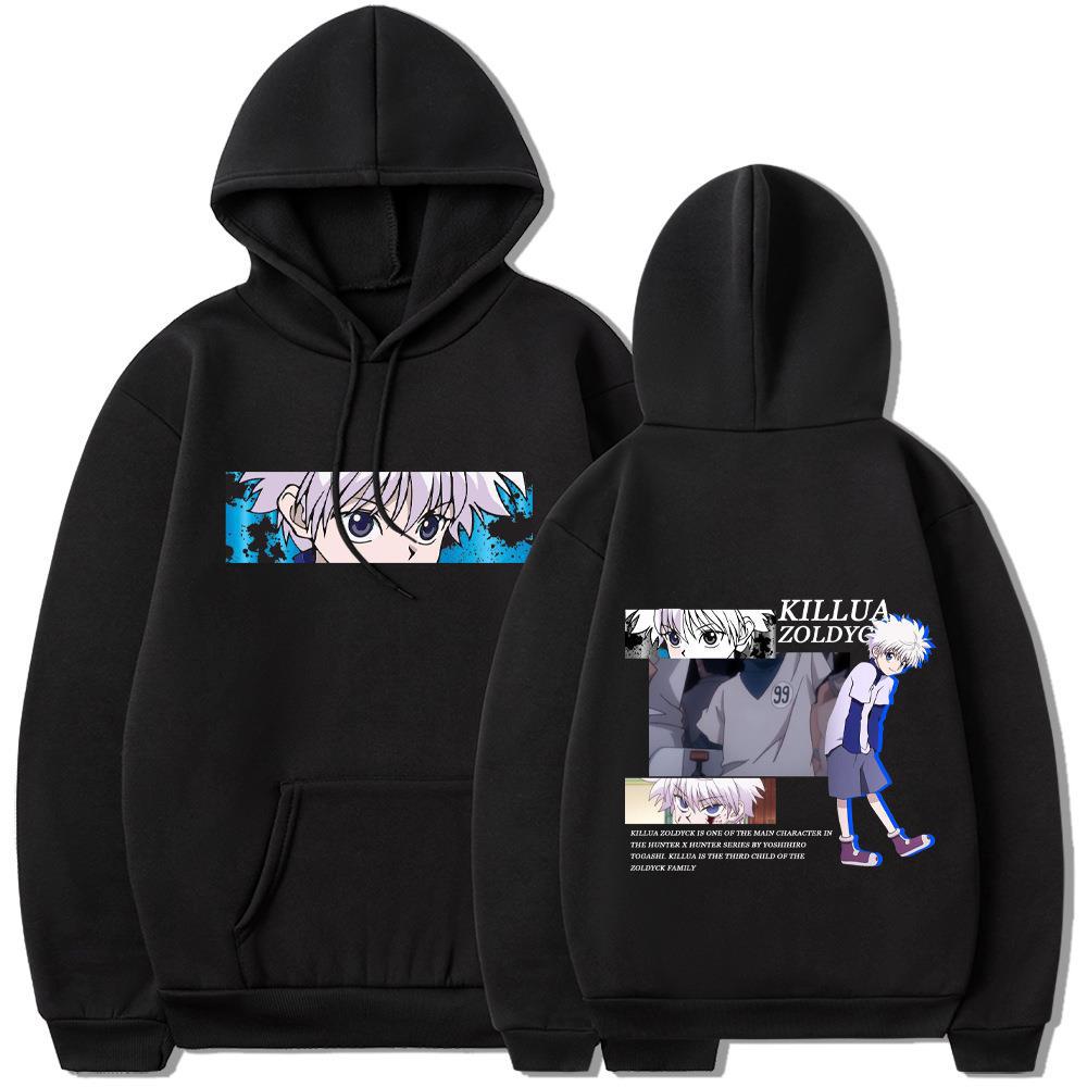Hot Anime Hunter X Killua Zoldyck Print Hooded Men Women Man