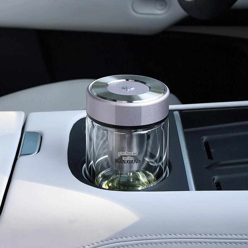 Wanxiang V393L Double-Layer Borosilicate Glass Tea Infuser Bottle