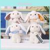 Small Bunny Plush Toy With Short Hair Plush For Keyring And Accessories