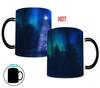 Christmas Christmas Northern Lights Color Changing Cup Ceramic Coffee Mug Snowman Christmas Tree