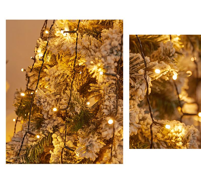 LED Ring Star Tree Topper: Low Voltage Flowing Waterfall Christmas Lights