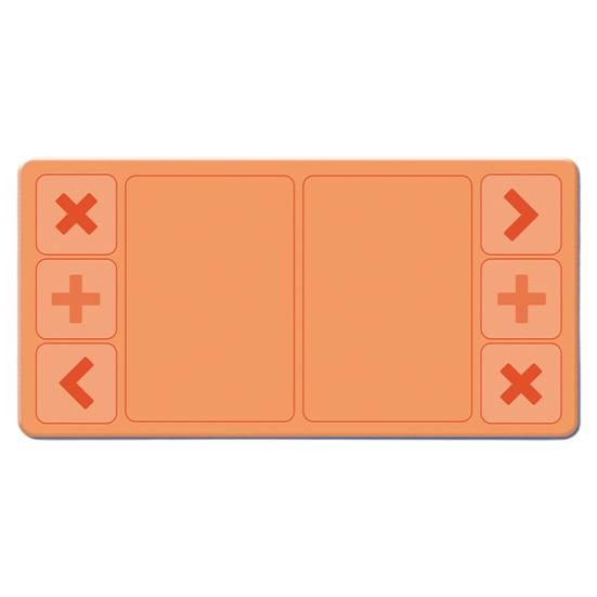 Fidget Spielmatte für Kinder Handelsbrettmatte, Rutschfeste Gummi-Tischmatte 24 x 12 Zoll Spielzeugbrett für Sammler, Geschenk Party