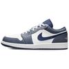 Jordan Air Jordan 1 Low top Vintage Basketball Shoes Men's Blue White 553558-414(Team32-)
