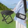 Mini Folding Stool with Carry Bag Portable Lightweight Heavy Duty Waterproof Outdoor Camping Backpacking Beach Picnic Fishing Collapsible Chair Seat