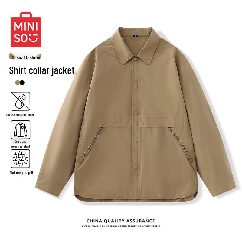 

MINISO Men s Detroit Barn Style Casual Jacket 2XL (Recommended 160-180 jin)