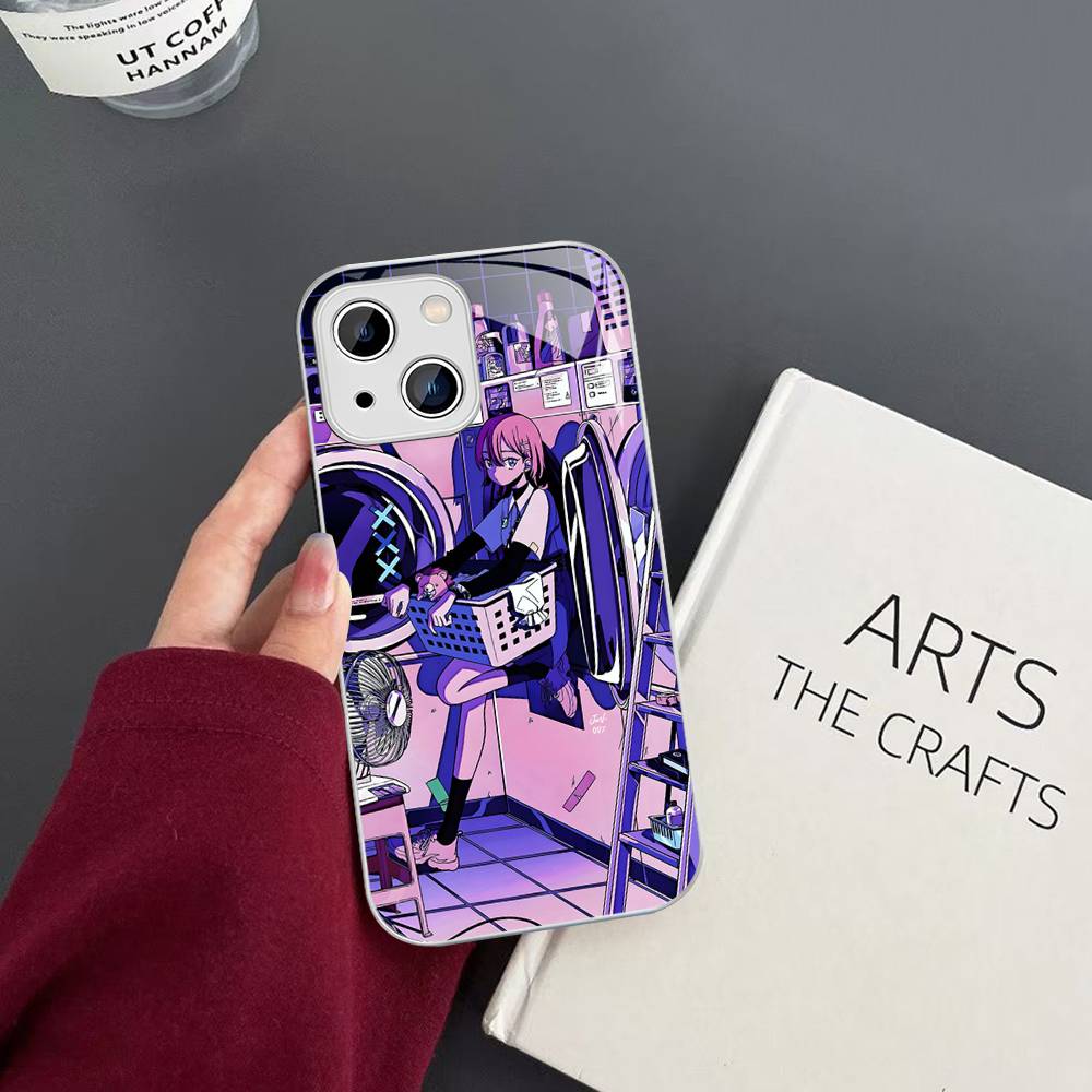 Zutomayo Anime Singer For IPhone 14 13 12 Mini 11 Pro XS Max X XR 14 Plus Tempered Glass Cover
