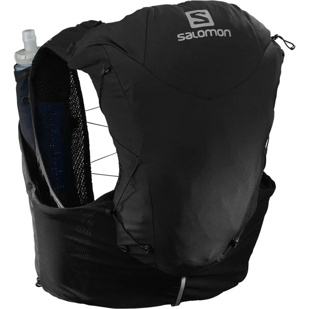 

Salomon Unisex ADV Skin 12 Hydration Pack with Flask, Black/Ebony, S