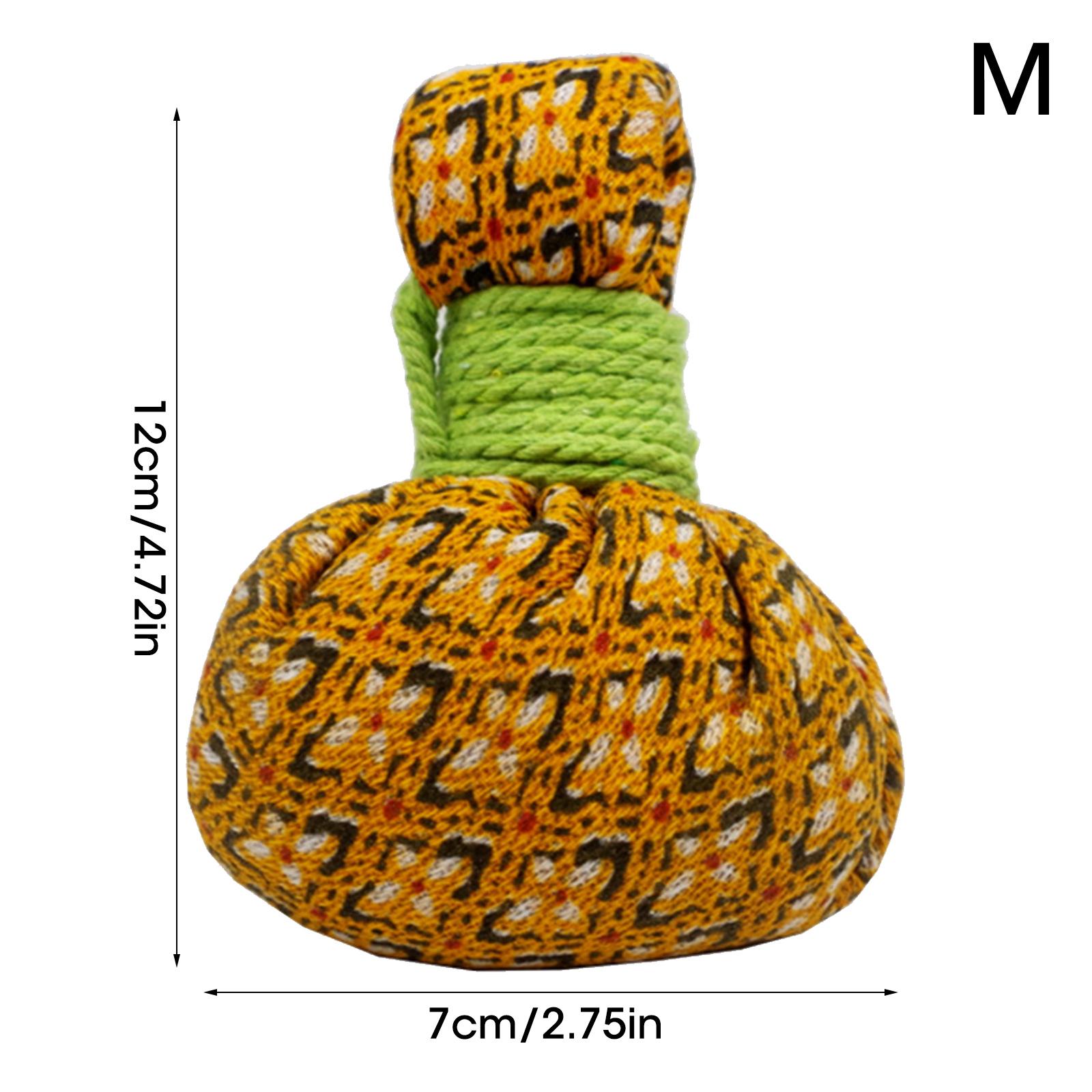 

Тепловой пакет, нагревательный пакет, шарик для здоровья, мокса, прижигание, терапия, сумка для лица, спа, массаж тела, тайский массаж M оранжевый